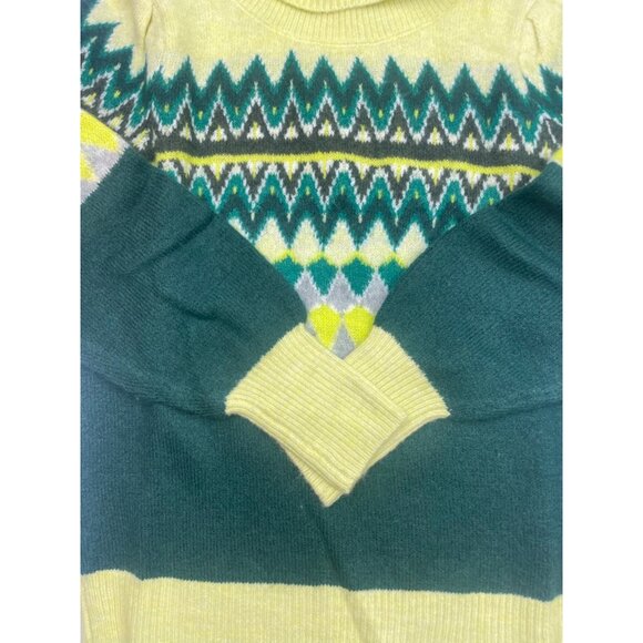 LOFT Women Chevron Stitched Turtleneck Sweater SMALL - Picture 6 of 13